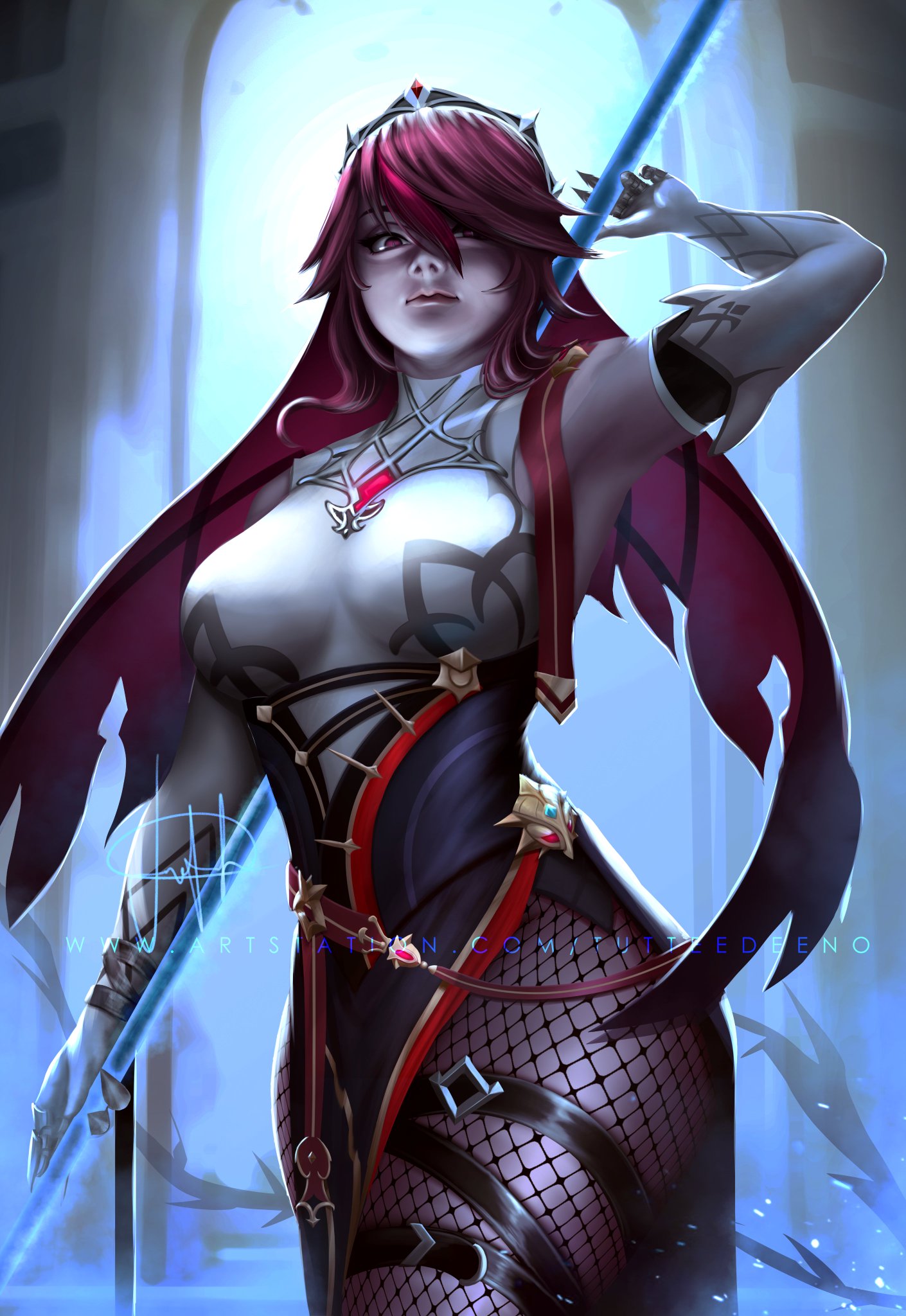 Tuttee Dino Rosaria Fanart Rosaria Genshinimpact Genshinimpactfanart Genshin Impact 原神
