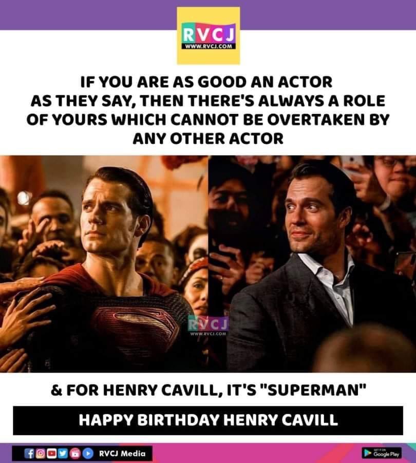 Happy Birthday Henry Cavill       