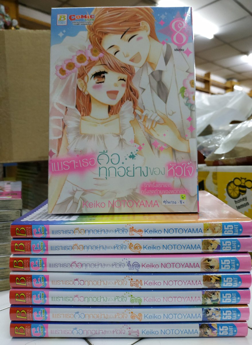 เพราะเธอคือทุกอย่างของหัวใจ
8 เล่มจบ 230 บาท
*เป็นการ์ตูนจากร้านเช่านะคะ แม็กใน ห่อปก ปั๊ม 
#หนังสือมือสอง #การ์ตูนมือสอง #การ์ตูนหายาก