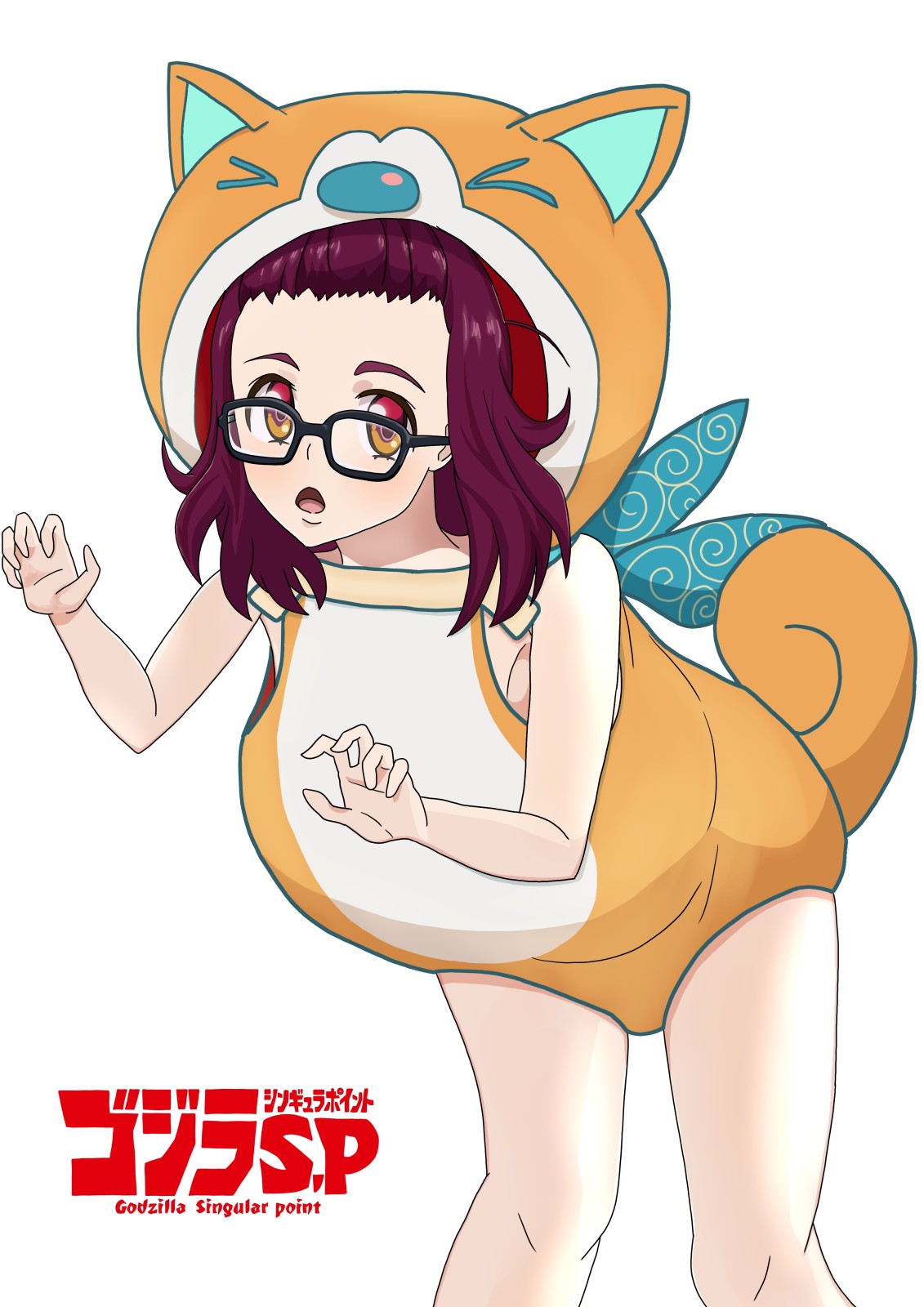 まる ペロ2の着ぐるみを着た神野銘ちゃん 神野銘 ガオー っ 戦闘シーンも突如現れる怪獣の原因解明シーンも面白いアニメです ゴジラsp 神野銘 ペロ2 Medibangpaintpro イラスト初心者 T Co Fkkytdhcot Twitter