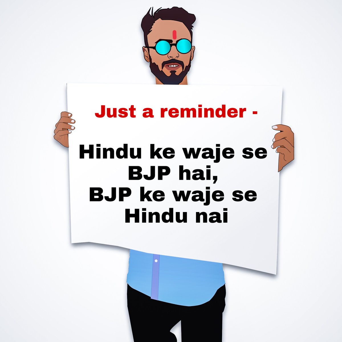 Abhishekkkk10's tweet photo. Grow spine not Beard. 

That's it, That's the tweet

#SpinelessBJP https://t.co/iAlpp5KKGa