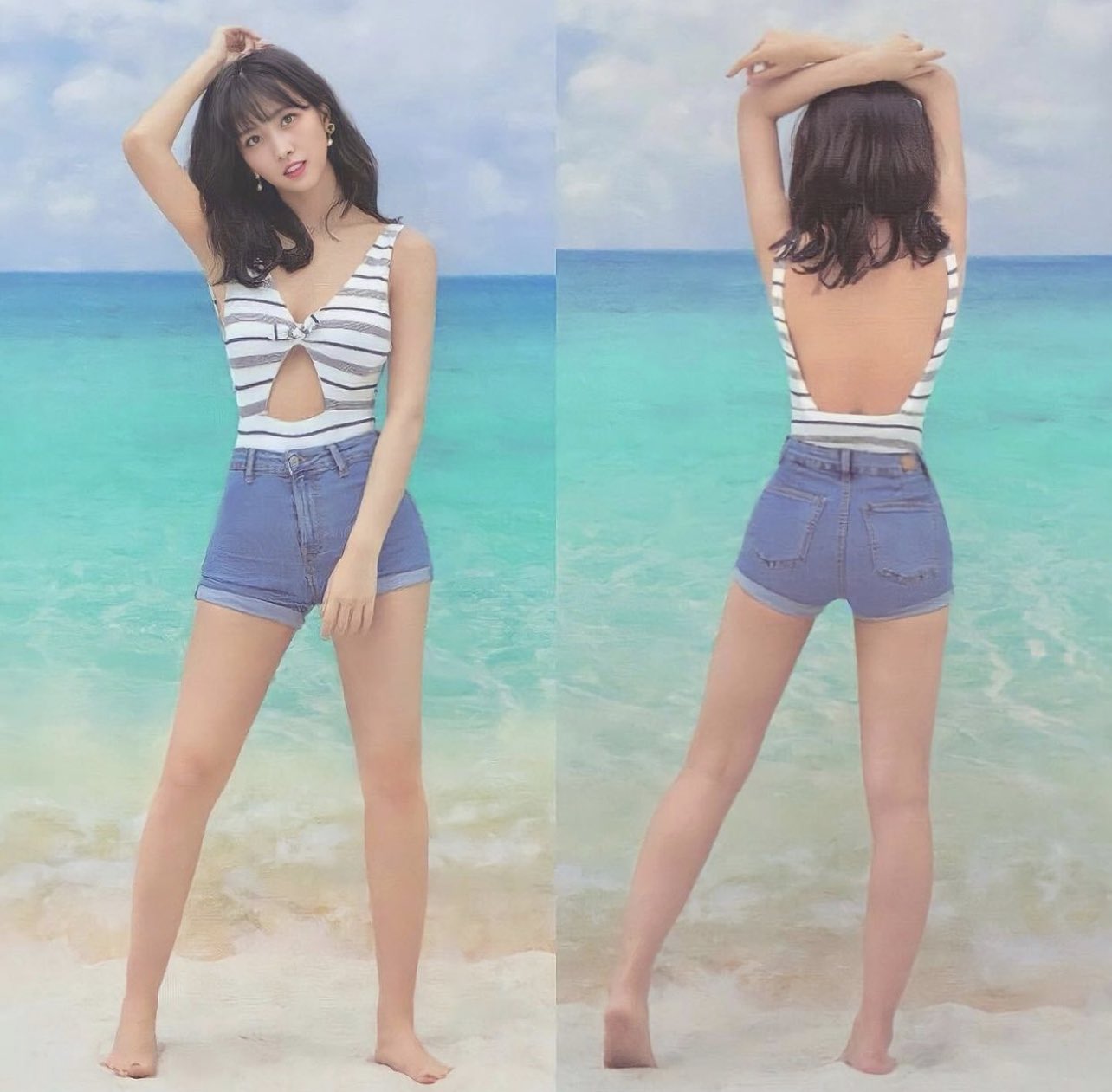 もち 骨格ストレートの人が目指すべき 韓国アイドルの体型 Twice モモ Twice ミナ 骨スト ダイエットモチベ T Co R6q5gocogu Twitter