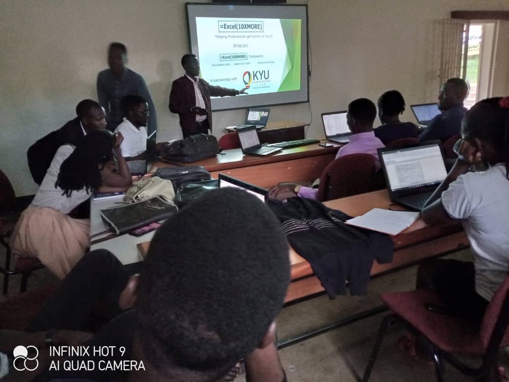 maserekajoab12's tweet image. Deciding to take a daily dose of Excel is the best decision any aspiring accountants must take.

Training @Excel10XMORE Kyambogo University
#Excel10XMORE