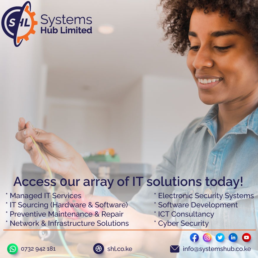 systemshub's tweet image. Welcome to Systems Hub Limited, your go to company for everything IT. Call us today or visit our office to get your access on our array of IT Solutions today!

#CallusToday 
#WeGotYou 
#valuecreationmindset