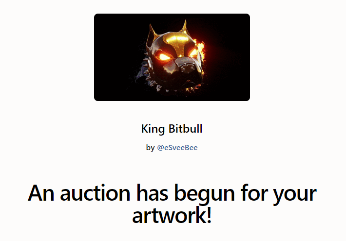 eSveeBee's tweet image. Wait, what??!! 😱 Goodmorning #NFTCommunity !! 😃 And a huge thank you to &quot;anon address&quot; lol. Feel free to reveal yourself, you fixed my brain! 😄
NFT auction started last night, still 14+ hours left! Go Go Go! #nftart #Nftauction #nftcollector  @withFND 
foundation.app/eSveeBee/king-…
