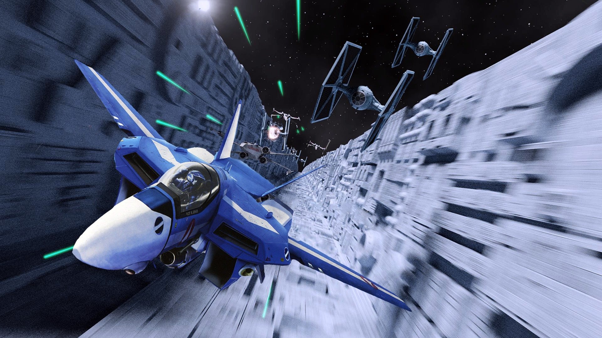 ゆい奈 May The 4tn Be With You Us フォースと共にあらんことを Vf1j バルキリー スター ウォーズ Xウイング スターファイター共闘 2 フォースと共にあらんことを Maytheforcebewithyou Vf1バルキリー Xウイングスターファイター バルキリー 超