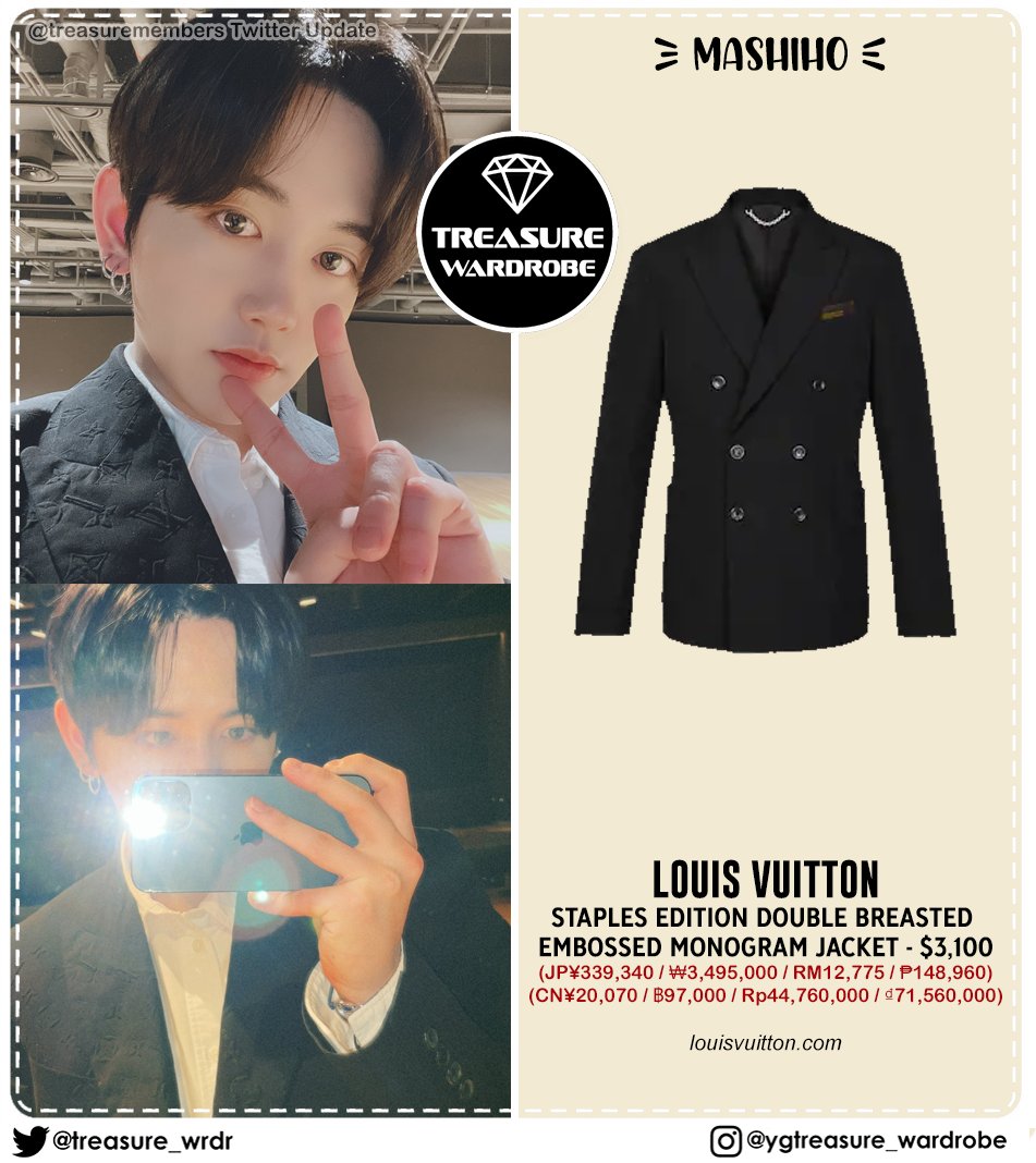 Louis Vuitton - [ ] Louis Vuitton monogram Embossed Jacket