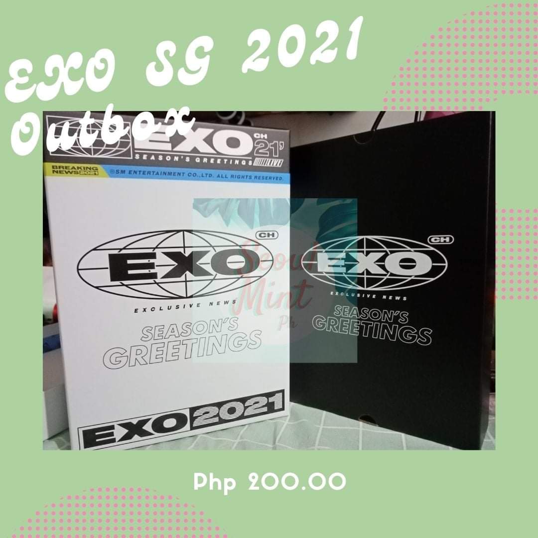  #SMPHMaySale EXO SG 2021 TINGI Outbox for 200 phpwtb lfs exo seasons greetings sg 2021 