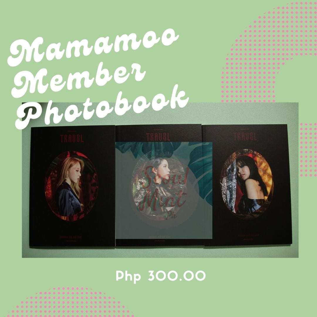  #SMPHMaySale ONHAND MAMAMOO Travel Album (Unsealed) for 450phpinclusions: outbox + group photobook + cdadditional: member photobook for 300 php each (solar, moonbyul, wheein)wts lfb mamamoo travel album unsealed light green dark green