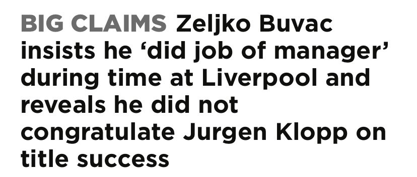 Buvac was often deemed the “brain” behind Klopp’s success and Buvac even admitted he “did the job of the manager.” And this signaled bad news for Klopp if he wanted to continue his sabotage job. So the easy solution for Klopp was to get rid of Buvac before it was too late