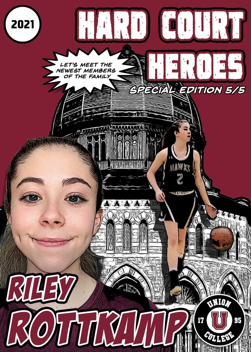 UnionCollegeWBB's tweet photo. Our final incoming FY earned Conference AA-2 player of the year honors and was named to Newsday’s All-Long Island second team in 2020.  The leading scorer in Plainview JFK history, Riley Rottkamp is the newest member of the UCWB family. https://t.co/eVqUloYFN1