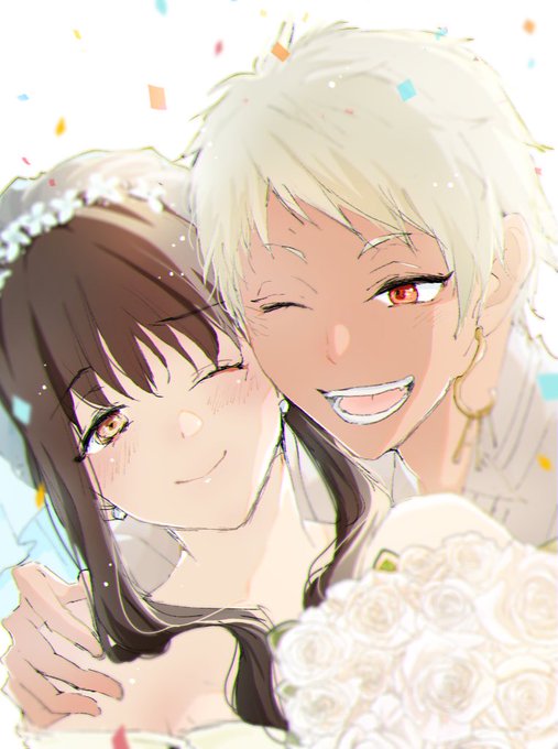 「カップル 結婚」のTwitter画像/イラスト(古い順)