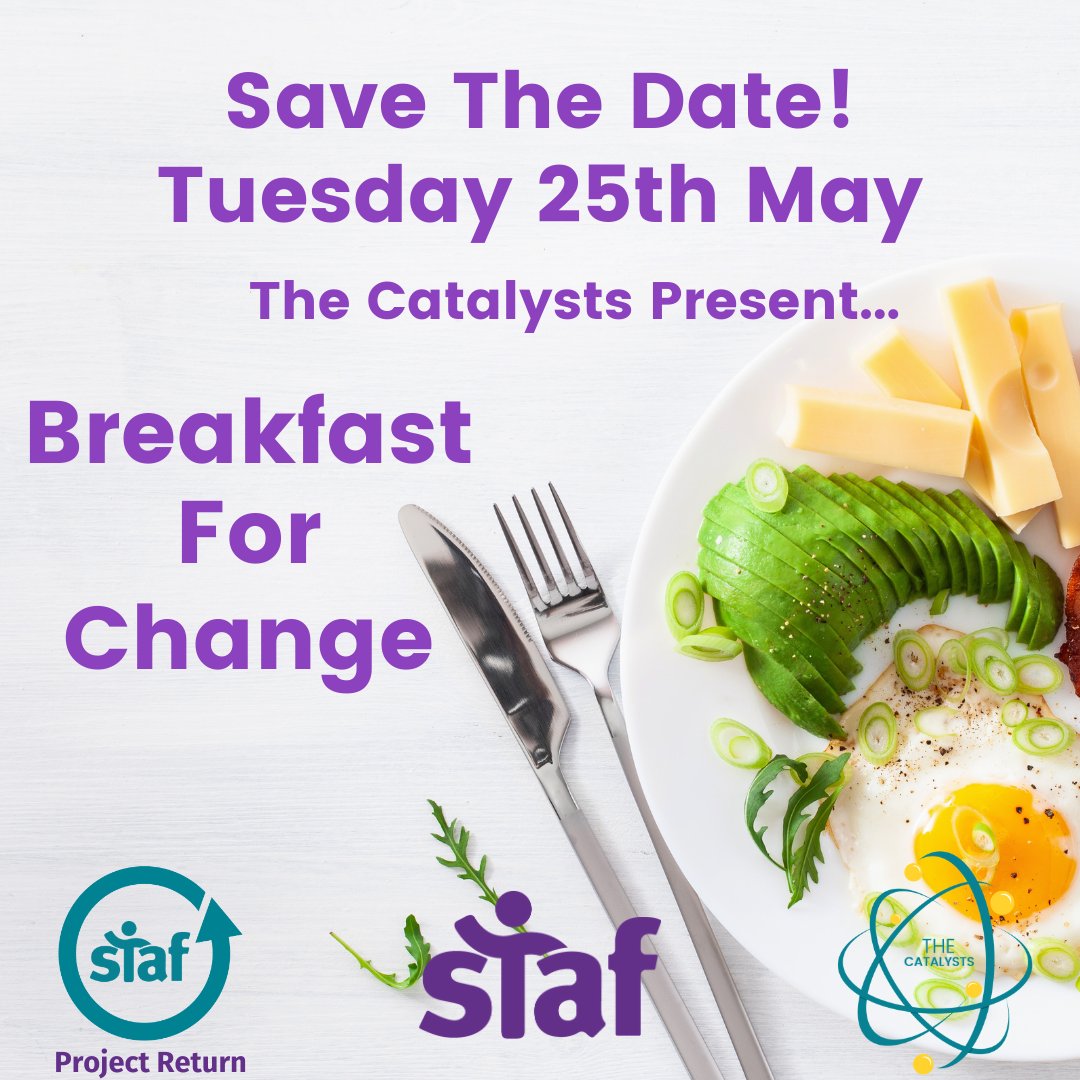 Project_Return_'s tweet image. 🚨 RESCHEDULED EVENT 🚨

Join us on Tuesday 25th May for our #BreakfastForChange event 🥣

We'll be talking about what we want to see change, and what needs to happen to change it 👊🤘

Details of how to sign up will be coming soon

#Togetheroo