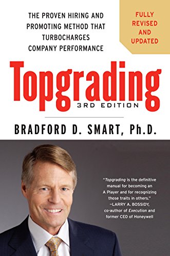 HIRING TOP TALENT-Topgrading-Cost: $14.99 book.This is the "contrarian's hiring methodology".It takes all the common, broken ideas in hiring and does the opposite.You get a process that only high performers get through.(Caveat: great ideas but some a bit dated.)