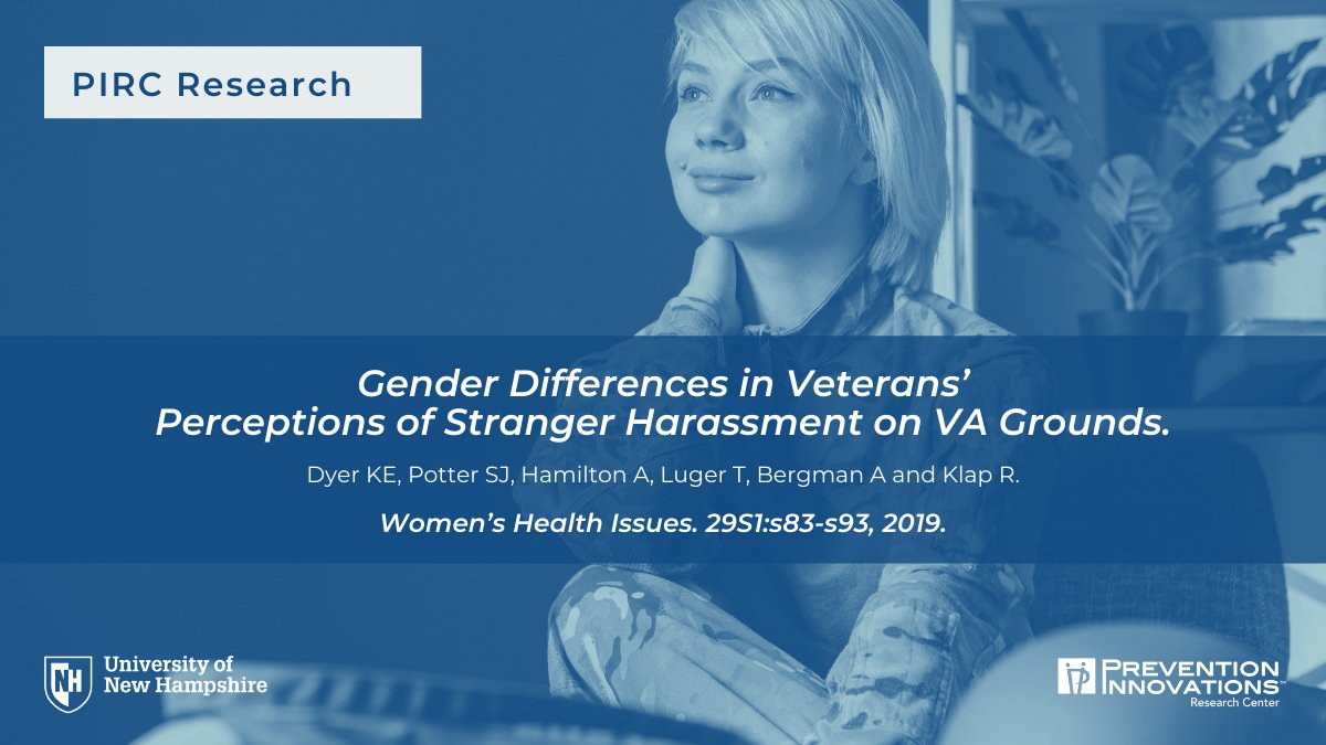 Comprehensive initiatives are needed to address harassment in VA Medical Centers so that women veterans' access to care and resulting health outcomes are not compromised. Read the study conducted at 4 Centers: bit.ly/3vKS2Pw
#sexualharassment #womenveterans