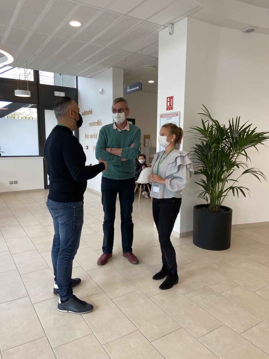 Merci beaucoup ⁦<a href="/jeanlucgirault/">jeanlucgirault</a>⁩ de votre visite ce matin au ⁦<a href="/PimmsLyon/">Pimms Médiation Lyon Metropole</a>⁩ des États Unis. Hâte de poursuivre ensemble notre collaboration pour toujours plus d’inclusion sociale pour ⁦<a href="/villedelyon/">Ville de Lyon</a>⁩ ⁦<a href="/LeLayJuliette1/">Le Lay Juliette</a>⁩