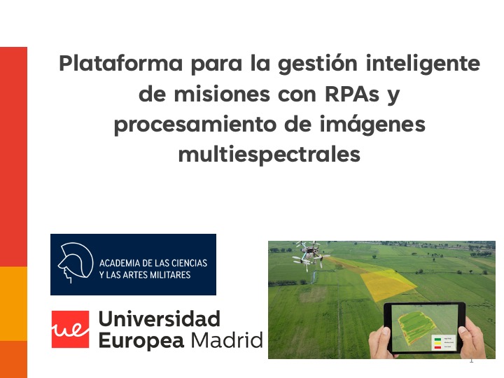 dr_albertosols's tweet photo. Excelente presentación de línea de #investigación con #drones y #fotografía #espectral por tres profesores de la Escuela, en evento #ACAMI @UEuropea
#STEAM_UE #tecnología #aplicaciones #innovación https://t.co/jJj7RWWjhP