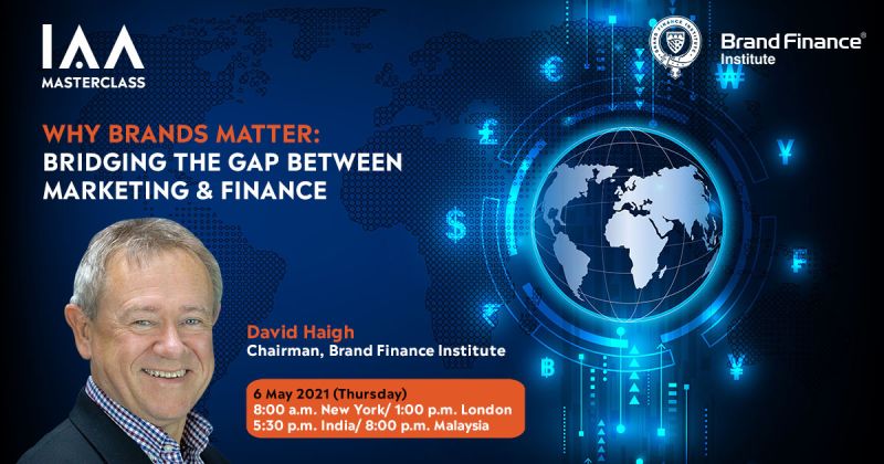 Just 24 hours until the live online masterclass on 'Why Brands Matter and how can marketers bridge the gap between Marketing and Finance' - presented by Brand Finance Institutes' David Haigh!
addevent.com/event/pn632143…