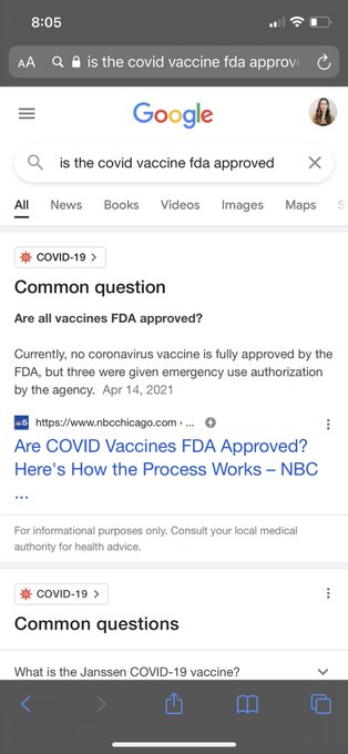 Because common sense isn&rsquo;t common anymore. Approval for emergency use is not the same as approved. https://t