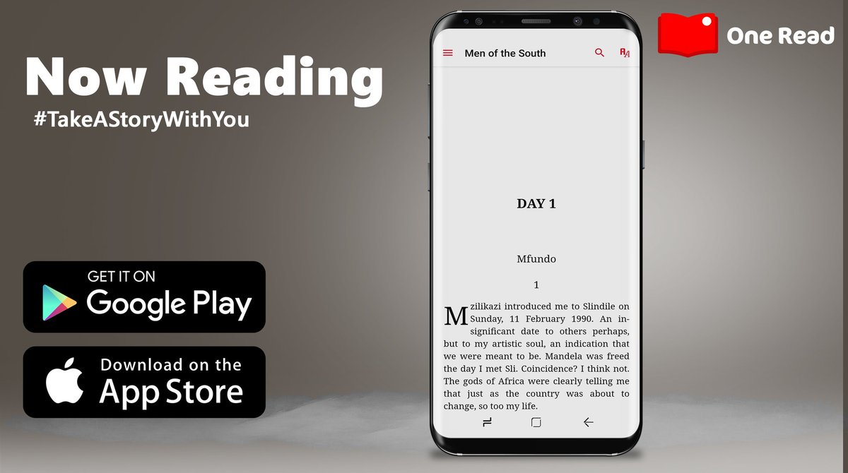OneReadAfrica's tweet photo. Enjoy the story of three men who struggle to be accepted into a prejudiced society in Zukiswa Wanner @AfrolitSansFro1's 'Men of the South', the #OneRead May #MonthlyRead.
TakeAStoryWithYou https://t.co/IaVbWdJiAK
