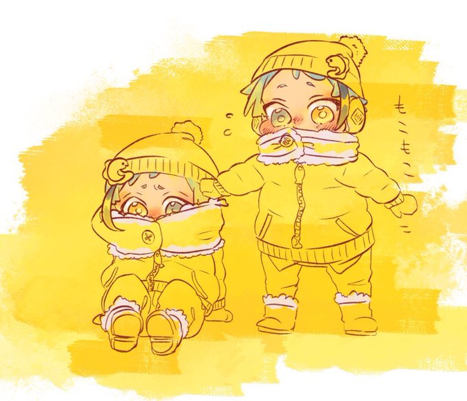 「boots yellow coat」 illustration images(Oldest)