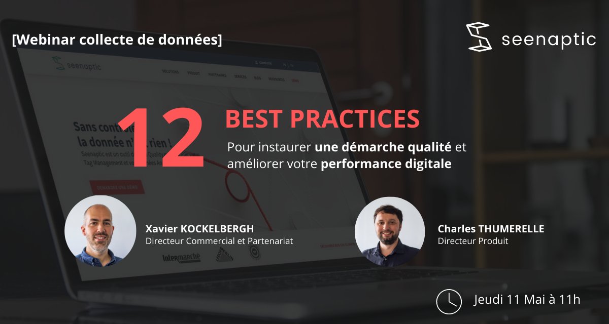 Votre objectif est d'améliorer la qualité de votre collecte de #data ?

Découvrez notre webinar "12 best practices pour instaurer une démarche qualité et améliorer votre performance #digitale" présenté par <a href="/xavierk59/">Xavier KOCKELBERGH</a> et <a href="/cthumerelle/">Charles Thumerelle</a>.

L'inscription ici :😉
bit.ly/3dnL7mZ