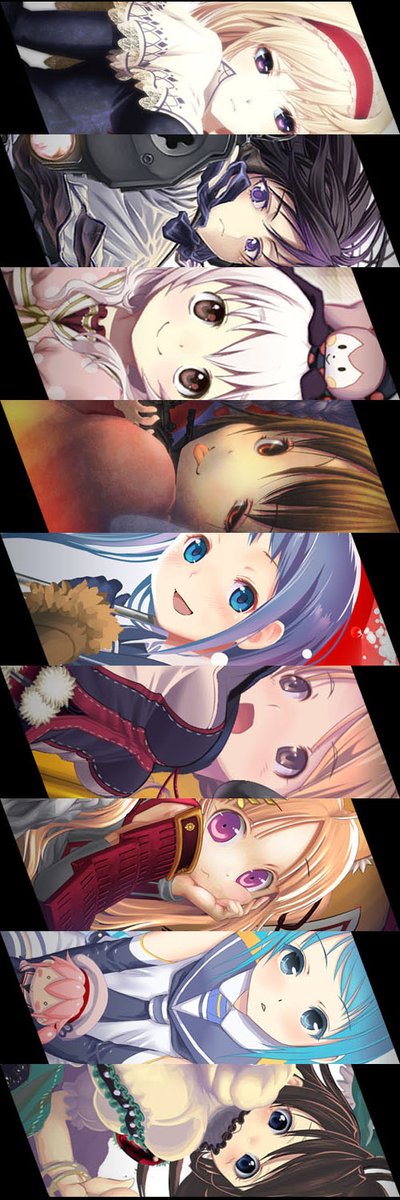 ツイッターのヘッダー用に作ってみました こういう構図は なんとなく洒落て見える 白い鴉 Skebのイラスト