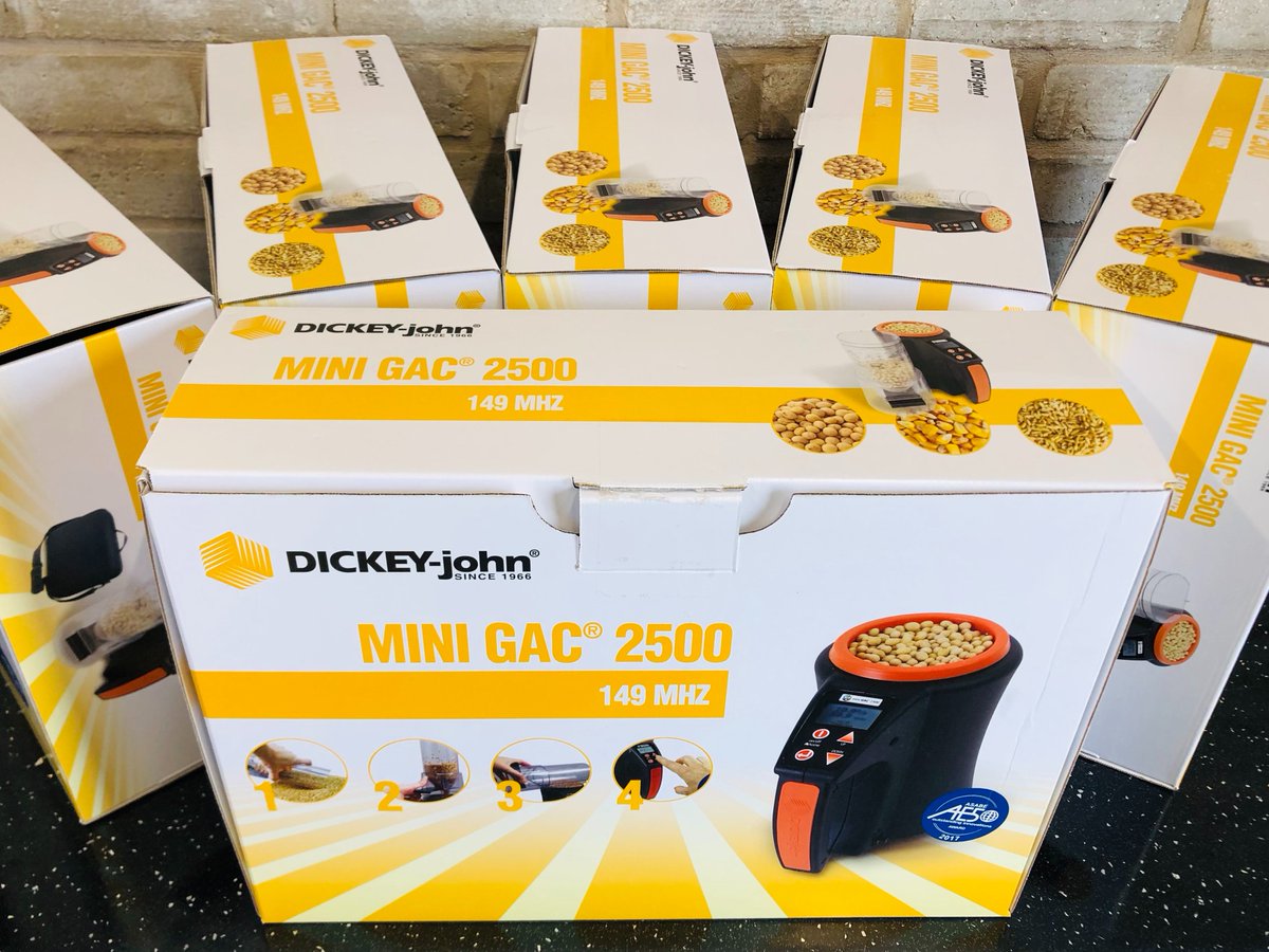 Next batch of DICKEY-john MINI GAC2500 hand held moisture meters, calibrated to UK spec and off to customers, ready for harvest 2021! #harvest2021 #grain #moisturemeter #miniGAC #DICKEYjohn