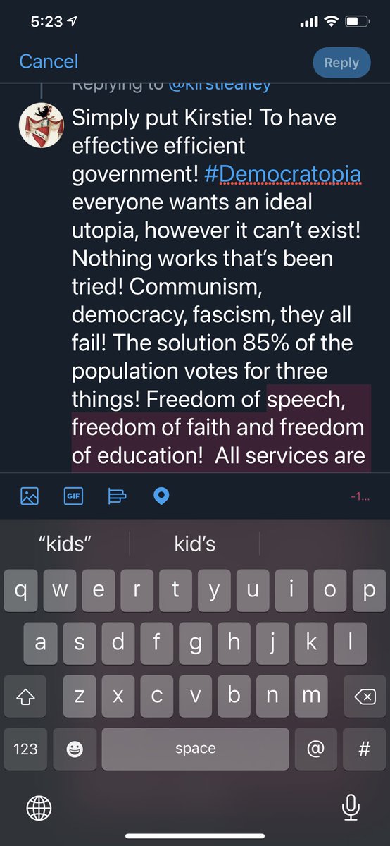 smoothchamp's tweet image. Simply put Kirstie! To have effective efficient government! #Democratopia everyone wants an ideal utopia, however it can’t exist!  Nothing works that’s been tried! Communism, democracy, fascism, etc, they all fail! The solution 85% of the population votes for three