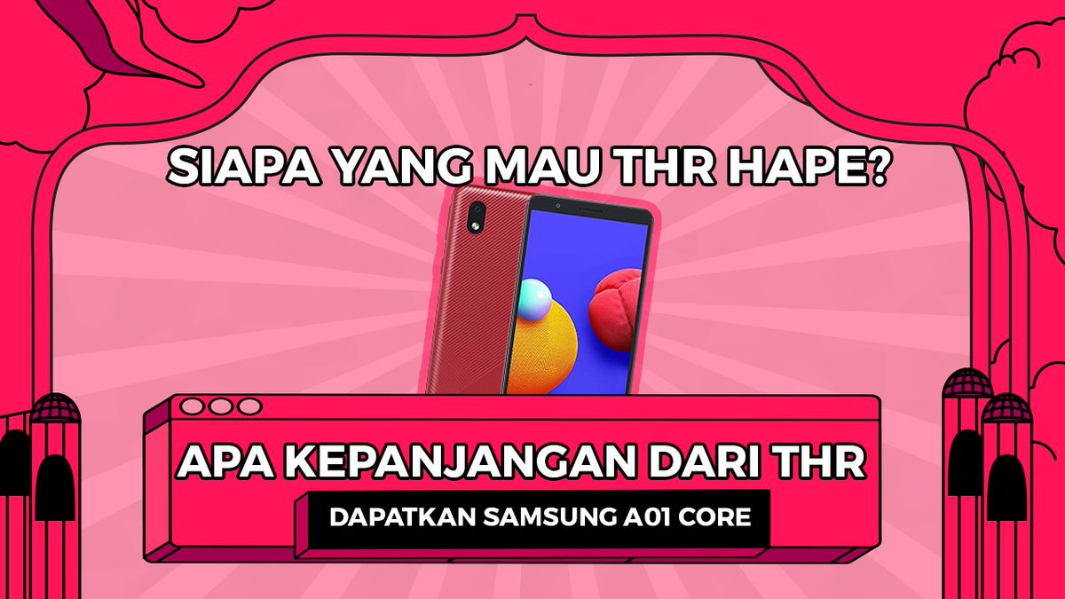 WRONG ANSWER ONLY!

Siapa yang mau hape baru untuk THR nih!
Coba bikin kepanjangan THR yang lucu, dan dapetin hape baru untuk kamu yang beruntung

Cara jawab:
1. sertakan hashtag #RamadanExtraFaedah #UnlimitedBisaSemua 
2. Mention 2 orang teman
3. Jawab yang banyak