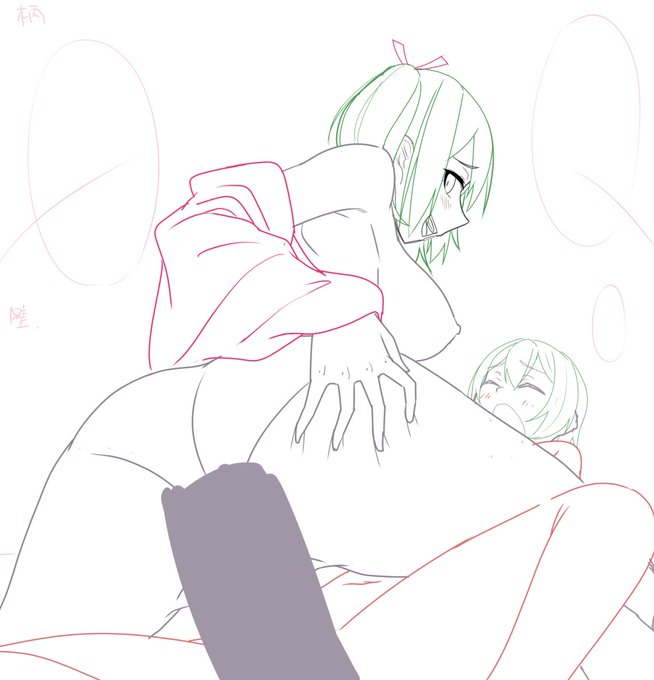 ぬるぬる描いてる(*'▽`*) 