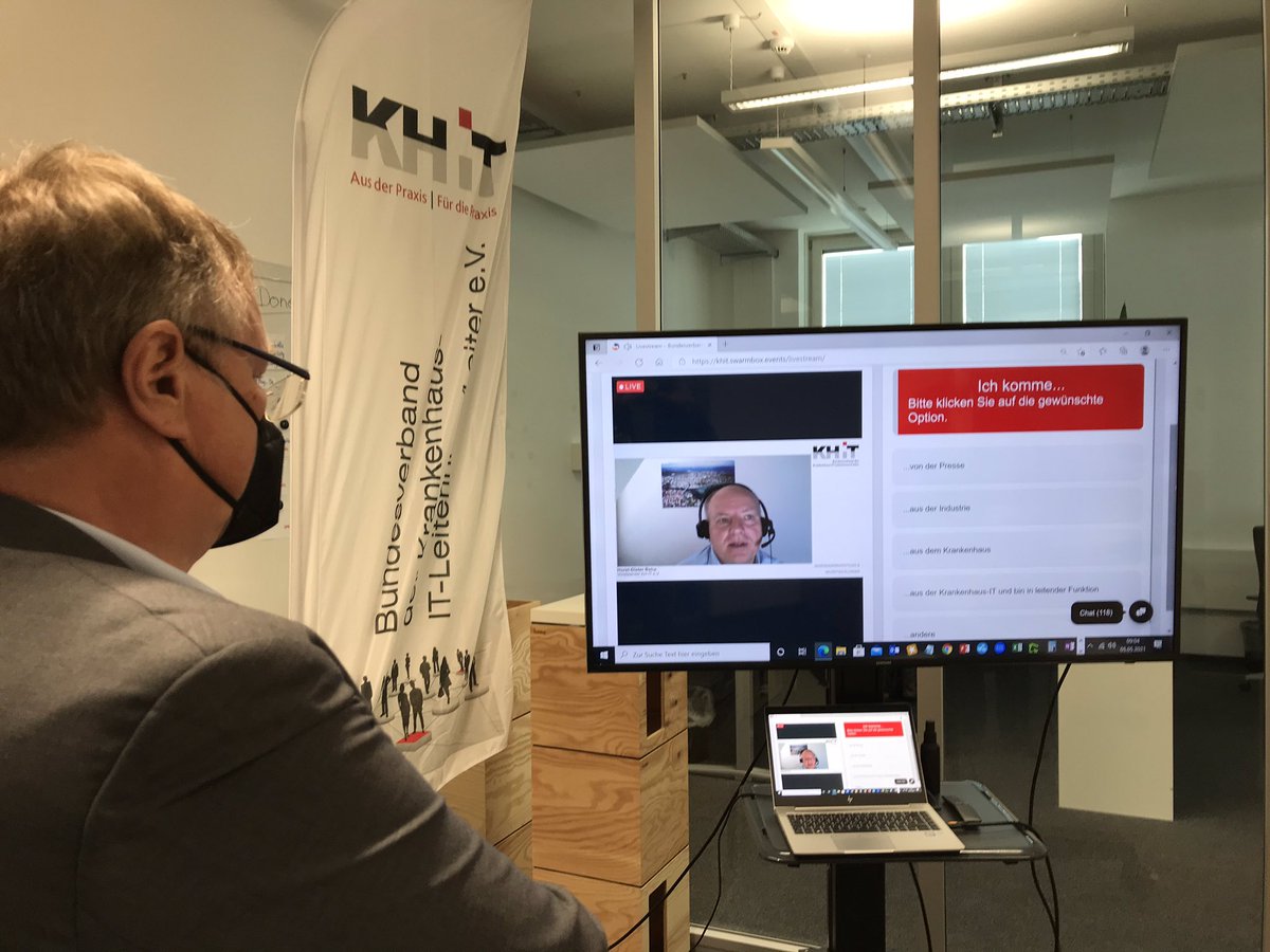 Michael Reiter (@michaelreiterpr) on Twitter photo #khit21, Eröffnung + Begrüßung W. Sbaih <a href="/UM_Mannheim/">Universitätsmedizin</a> und H.-F. Günther #Klinikum #Ldwigshafen: enorme Bedeutung = #Projektmanagement/ auch im Kontext #KHZG; ferner wichtiger Bestandteil der Ausbildung/ #Medizininformatik in Mannheim + Ludwigshafen ... #khit21, Eröffnung + Begrüßung W. Sbaih <a href="/UM_Mannheim/">Universitätsmedizin</a> und H.-F. Günther #Klinikum #Ldwigshafen: enorme Bedeutung = #Projektmanagement/ auch im Kontext #KHZG; ferner wichtiger Bestandteil der Ausbildung/ #Medizininformatik in Mannheim + Ludwigshafen ...