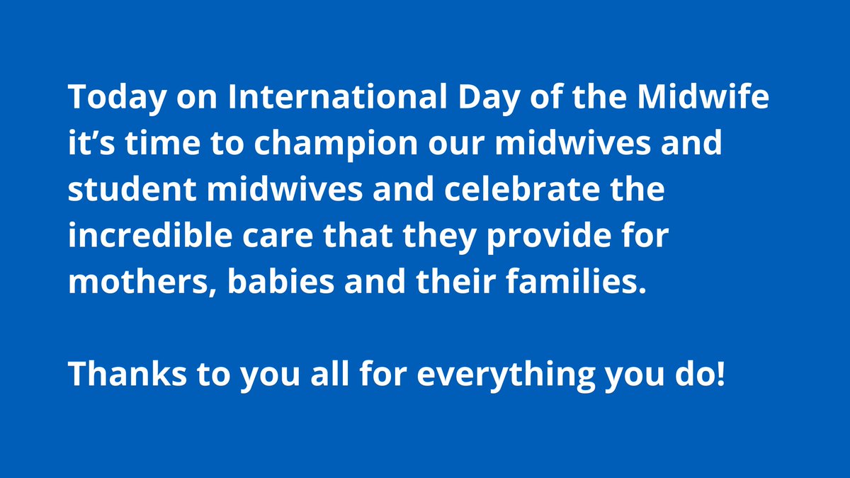 sallyashtonmay's tweet image. A thank you to our midwives and student midwives on #IDM2021 @MRadford_HEECN @GillWaltonRCM @BirteLam @TeamCMidO @CNOEngland