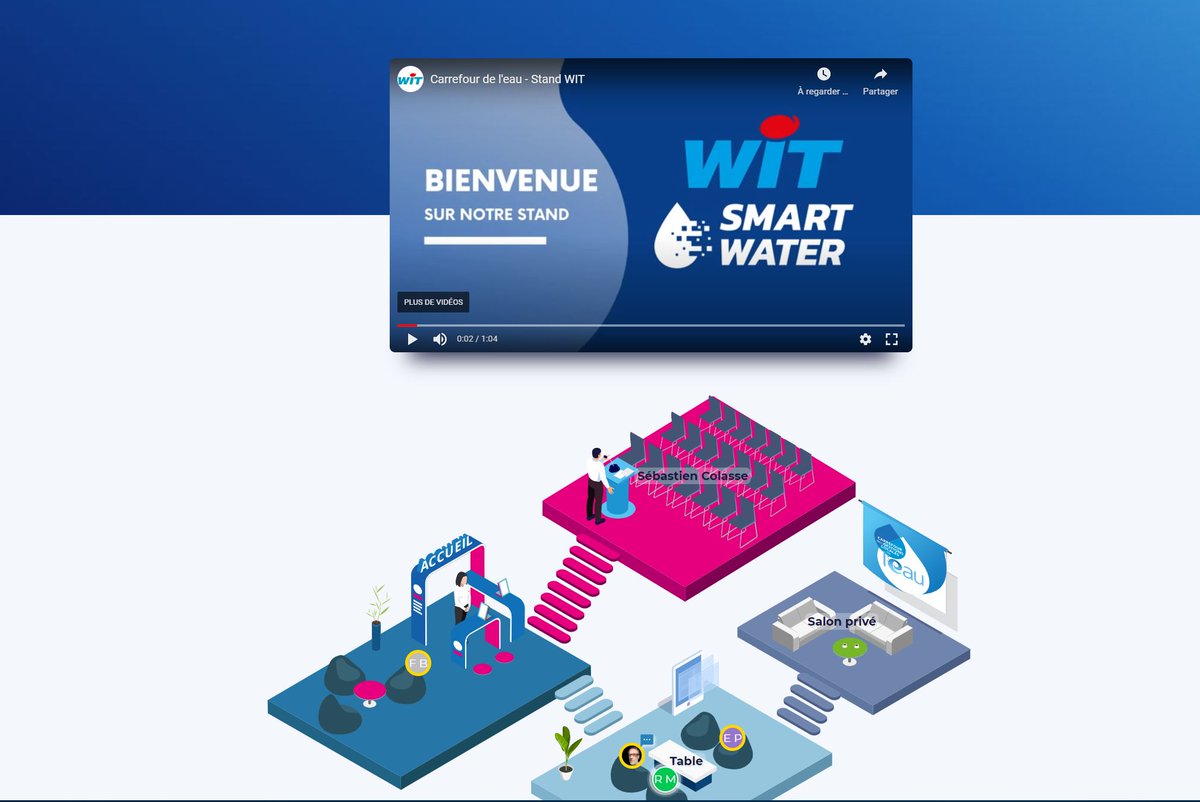 #CGLE Carrefour de l'Eau 2021 - Nous y sommes ! Nous avions hâte de vous retrouver !!! Notre équipe est à votre écoute pour échanger sur vos projets, RDV sur le stand <a href="/WIT_France/">WIT</a>  !