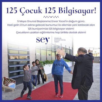 İhtiyaç sahibi çocukların uzaktan eğitimine destek oluyoruz👇 <a href="/seyvakfi/">Semra & Enver Yücel Vakfı</a> 
seyvakfi.org/hesap-numarala…