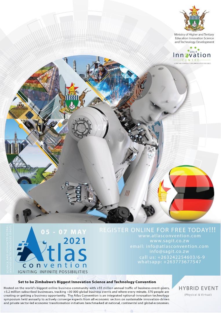 today UNRC @Ribeiro6Maria'll deliver keynote on #ICT &amp; innovation for #SDGs at the #AtlasCovention facilitated by #SAGIT that aim to technically bridge private sector to academia’s innovative minds to create, implement and derive value for the #GlobalGoals in #Zimbabwe