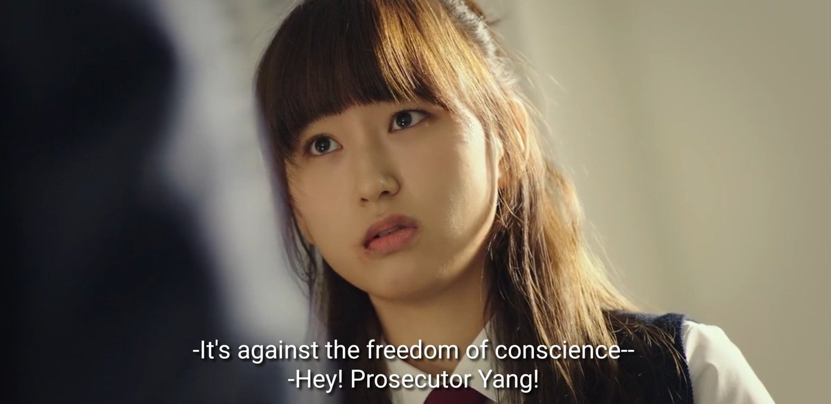 he risked his job for her. ain't no one doing it like yang [ #LawSchool  #LawSchoolEp2]