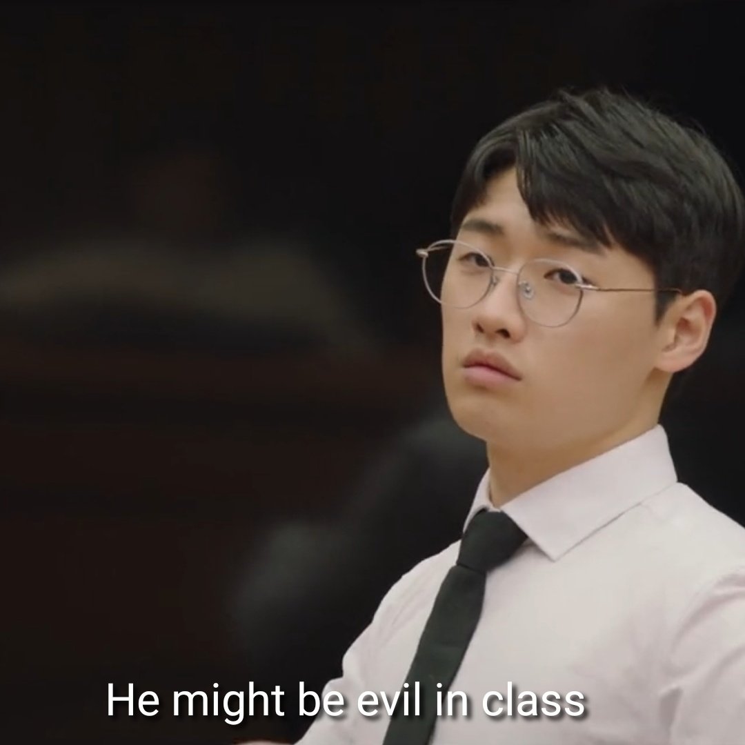 "he might be evil in class but he can't be a killer." [ #LawSchool  #LawSchoolEp2]