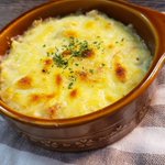 これならダイエット中でも安心して食べられそう!「豆腐」と「カップスープ」で作るグラタンレシピが話題に!