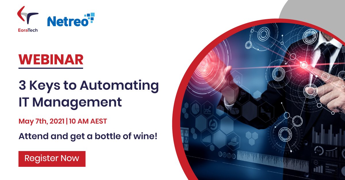 EoraTech's tweet image. #EoraTech & #Netro have teamed up to provide #fullstackmonitoring with automated Solutions & Services that help #consolidate all your #tools & embrace #ITAutomation like never before.
Register for the webinar
hubs.li/H0MtJtN0