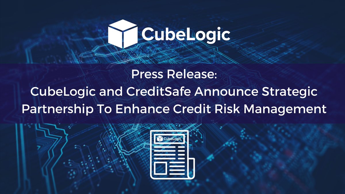 Cube_Logic's tweet image. We are pleased to announce our new strategic partnership with Creditsafe. This partnership further advances the ability of credit risk managers. 
#creditrisk #riskmanagement  #creditriskmanagement
cubelogic.com/2021/05/05/cub…