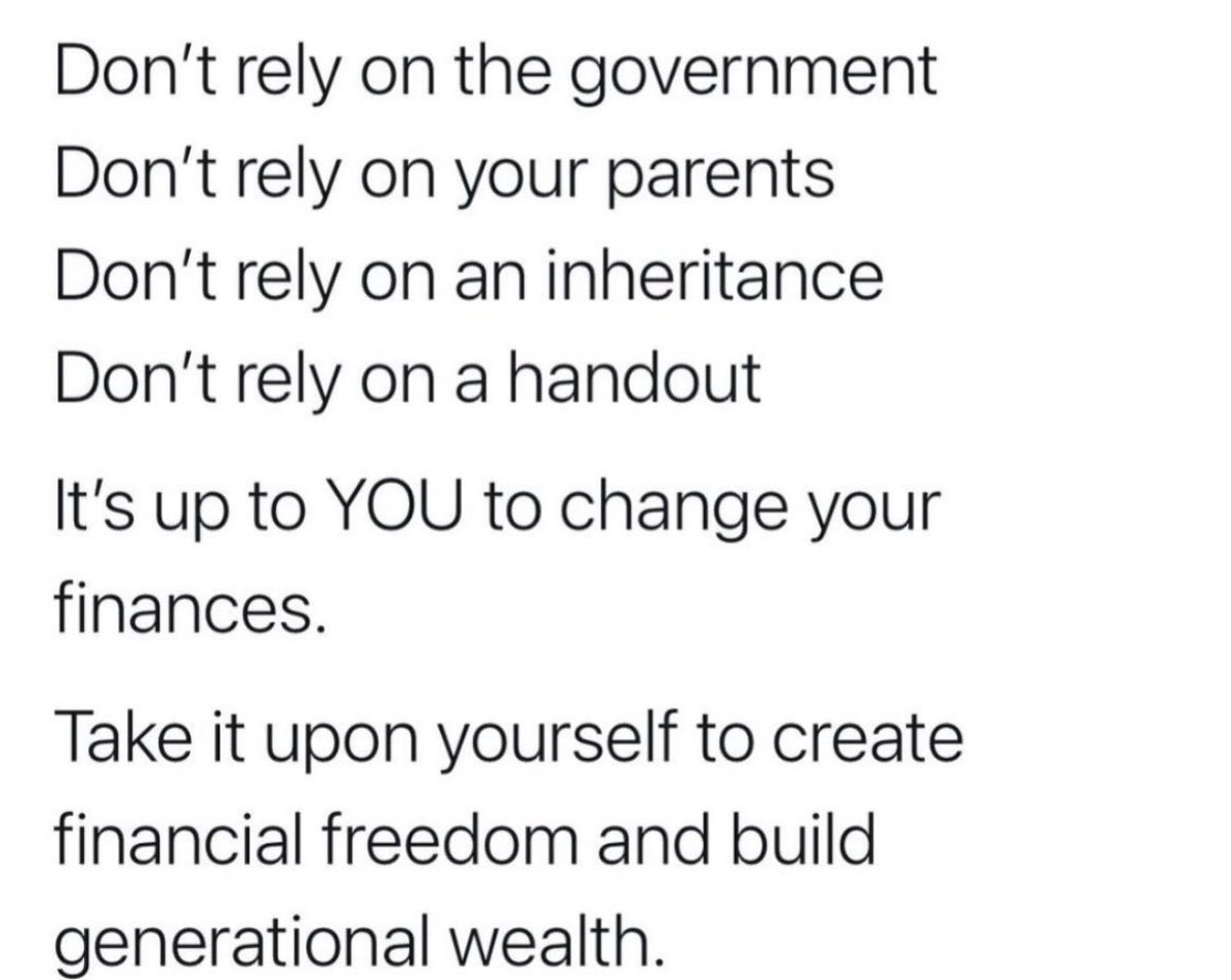 How long are you going to keep blaming the government?
#FixYourSelf #FixYourAttitude #learnforextrading