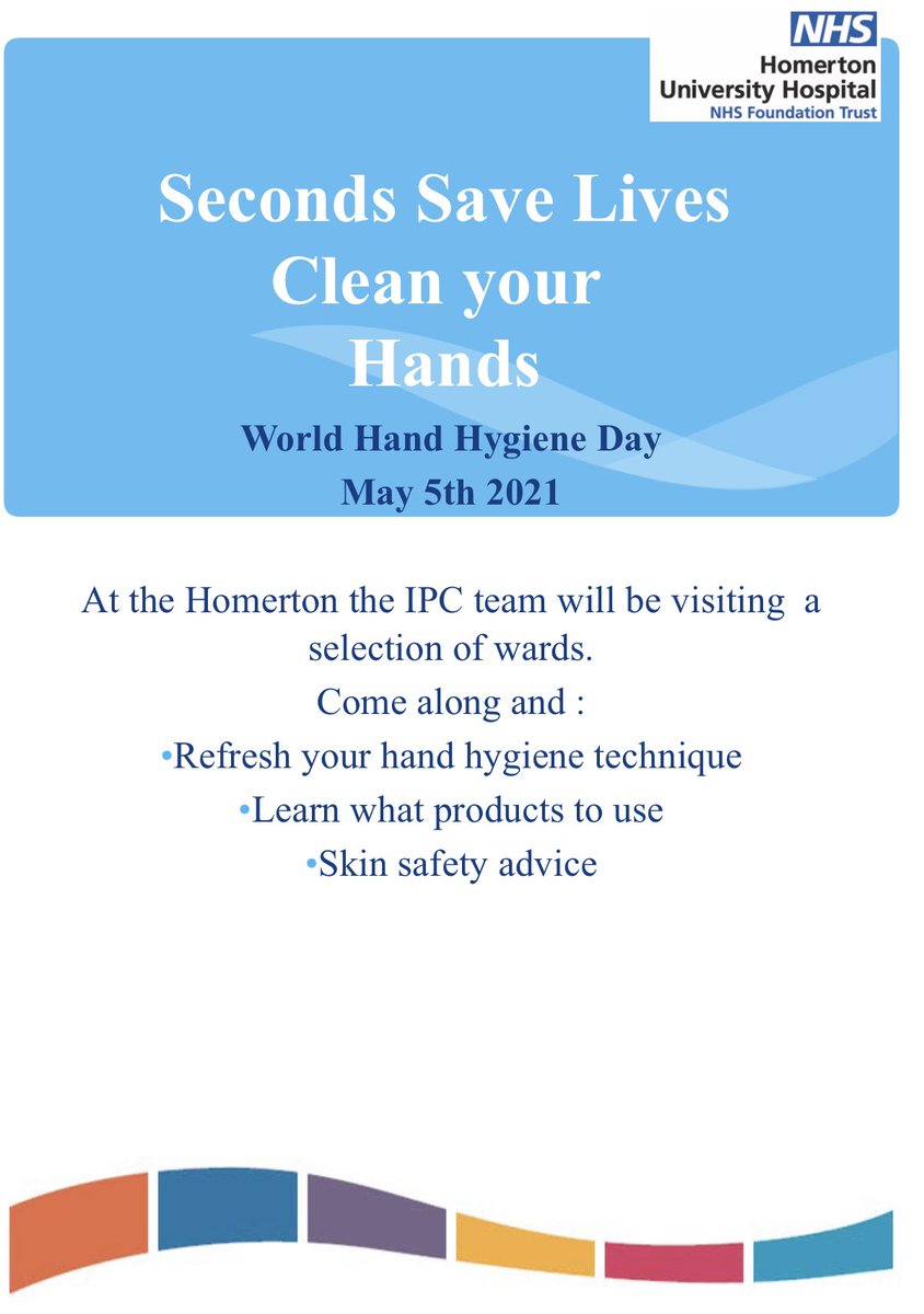 #CleanYourHands #HandHygiene #InfectionPrevention