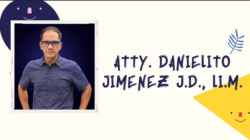 UST_LMSOC's tweet photo. SPOTLIGHT: Our last speaker of this event, one of the esteemed member of the faculty of the Legal Management Department and a true-blooded Thomasian, now known as the Pinoy Street Lawyer, Atty. Danielito Jimenez.
#WTOLAY2021
#ExcellenceUnbound https://t.co/m9RuepB9vK