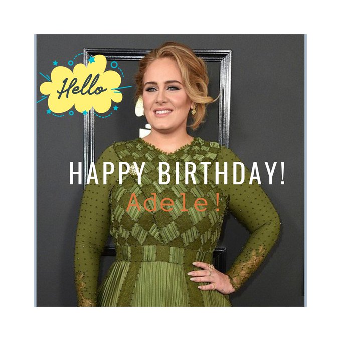 Adele’s Birthday Celebration | HappyBday.to