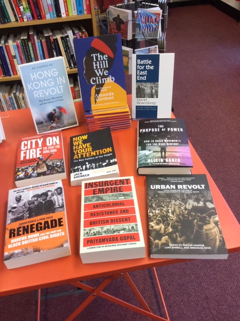 FiveLeavesBooks's tweet photo. Protests are important in changing the world for the better.  The powerful don't relinquish power willingly, so understanding the importance of how protests achieve change and innovate is important in any field.   In solidarity with academics at #Leicester https://t.co/vbTt3CdFJl