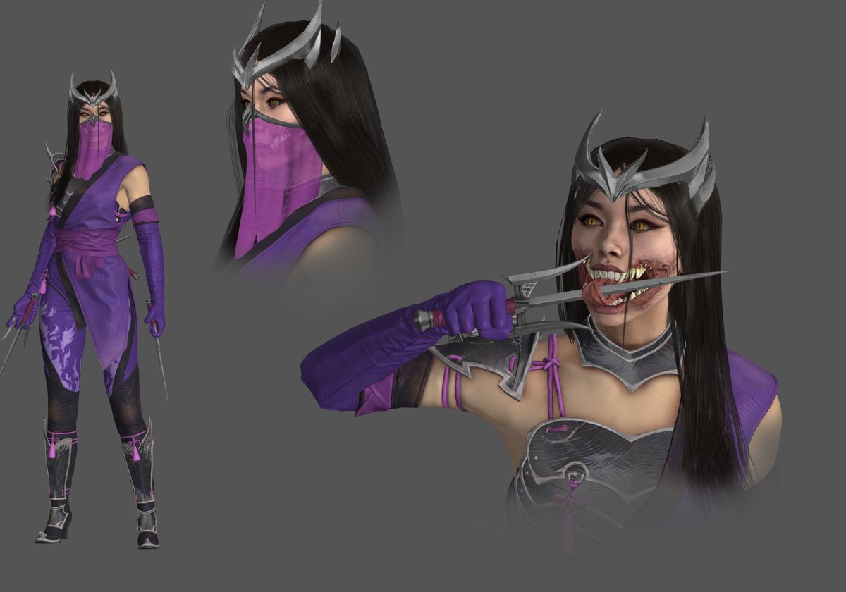 Empress of Tomorrow, my new Kahnum Mileena skin #mkx #MK11 #Mileena. 