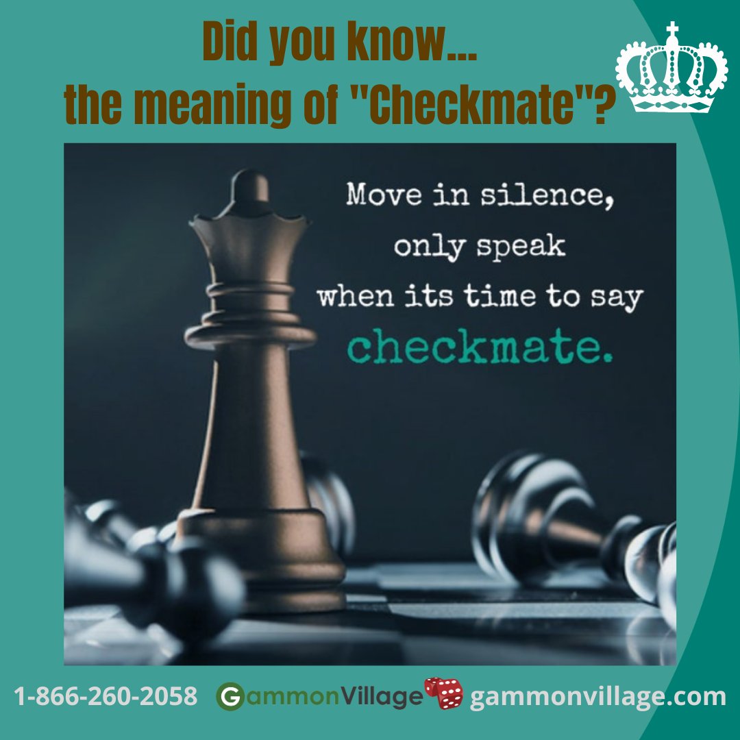 Checkmate - What's in a word!