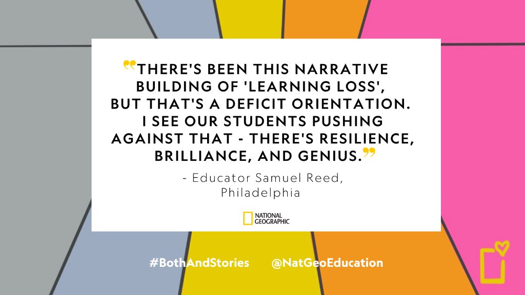 .<a href="/sriii2000/">Sam Reed III</a> reflects on strength in #BothAndStories. 

Add your story to the map. #TeacherAppreciationWeek on.natgeo.org/6011HCc93
