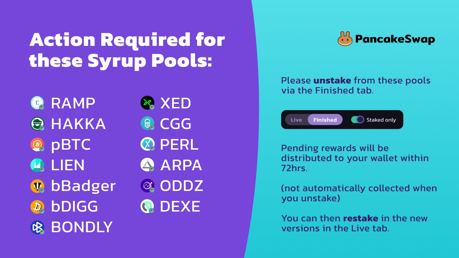 PancakeSwap 🥞 #BSC on Twitter: